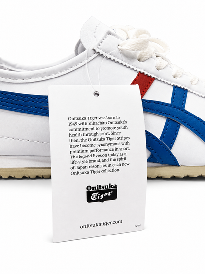 Onitsuka Tiger Mexico 66 (White/Blue) Premium Leather